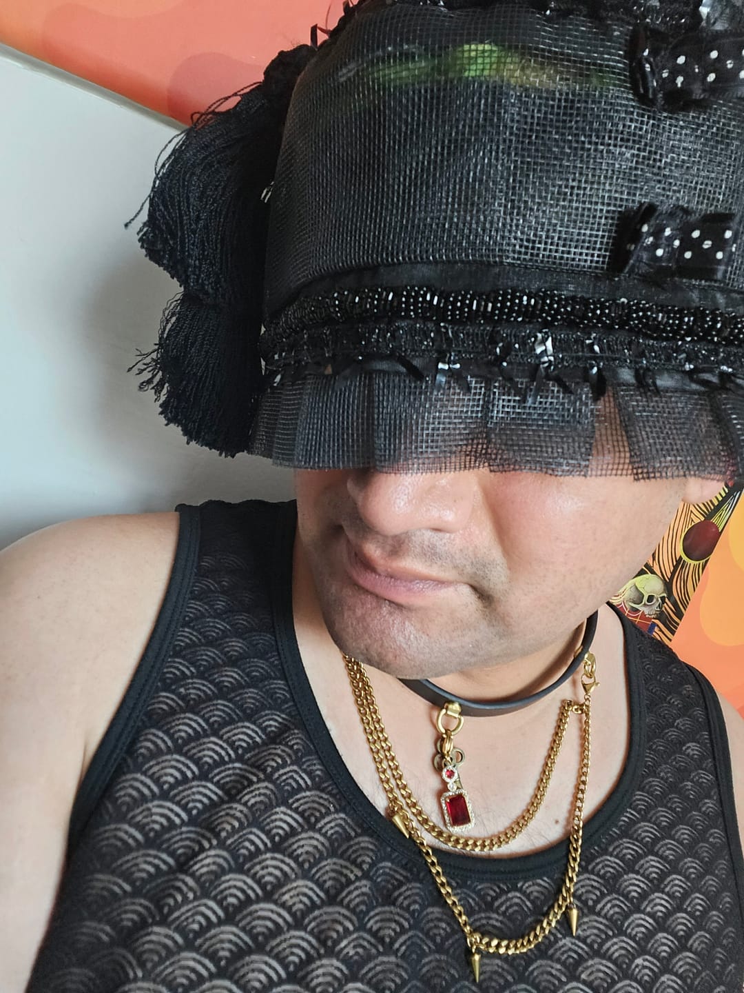 Customer photo review of Knight's Sacred Oath Velvet Choker