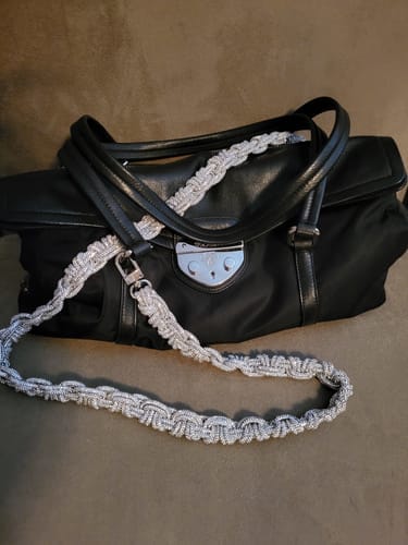 Customer photo review of PETITE CROWN STRAP - Antique Gold