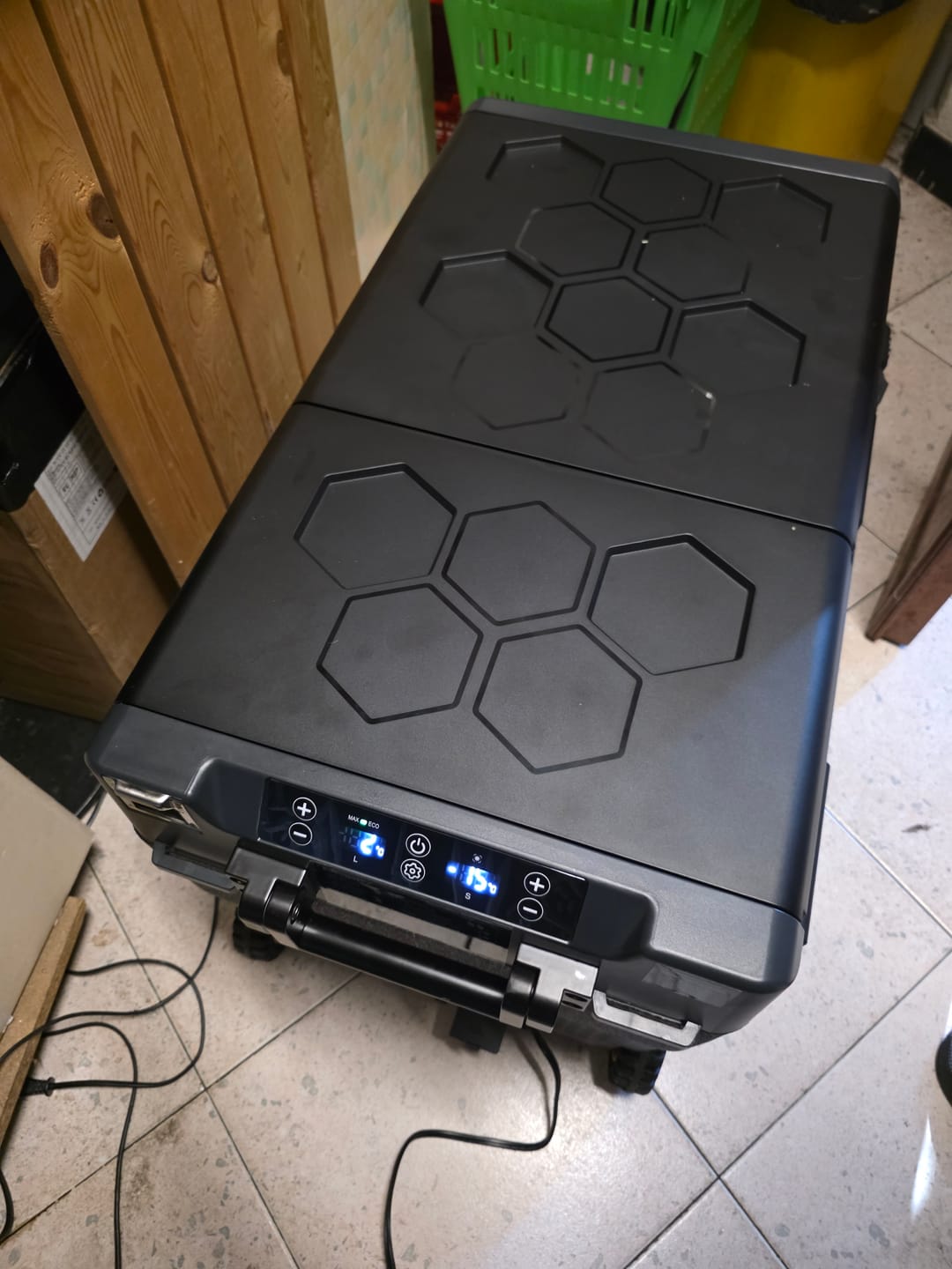 Customer photo review of BougeRV CRD2 49L Dual Zone 12V Portable Fridge Freezer