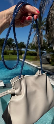 Customer photo review of SPIRAL Strap - Phone / Purse - Denim Diamond