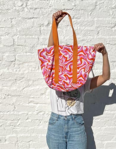 Customer photo review of Mule Tote | Sewing Pattern by KATM ~ Digital PDF Pattern