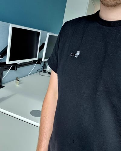 Customer photo review of Siebträger | Besticktes Organic Bio Baumwoll-T-Shirt