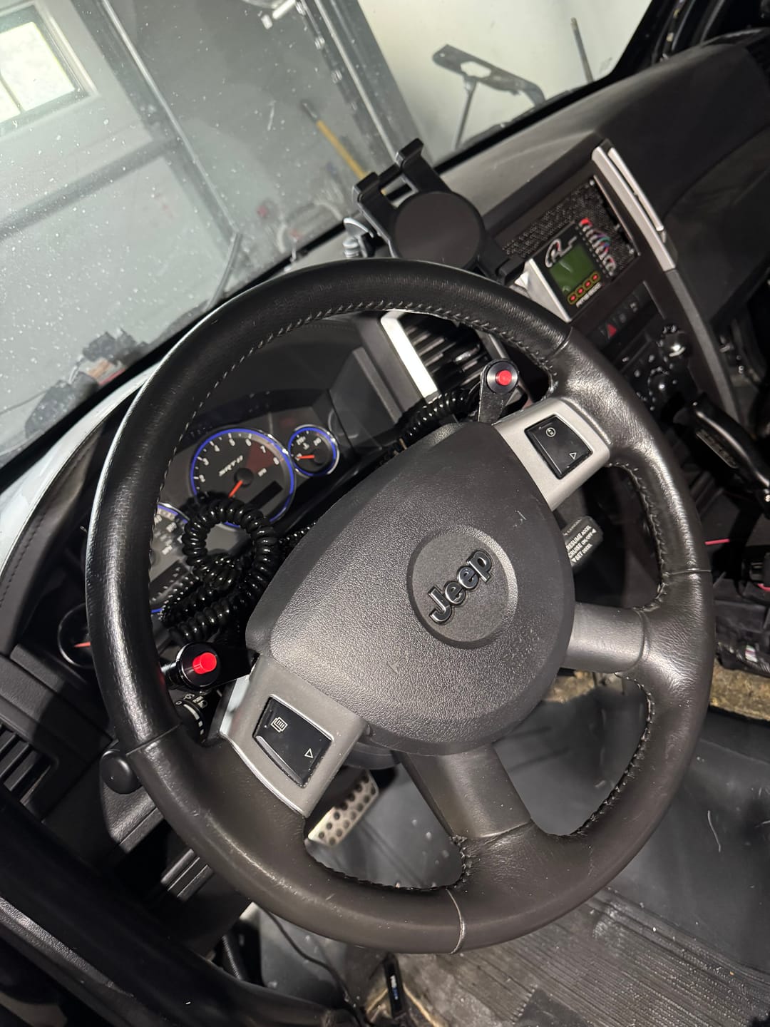 Customer photo review of Motion Raceworks Single Push Button Steering Wheel Bracket 15-00004