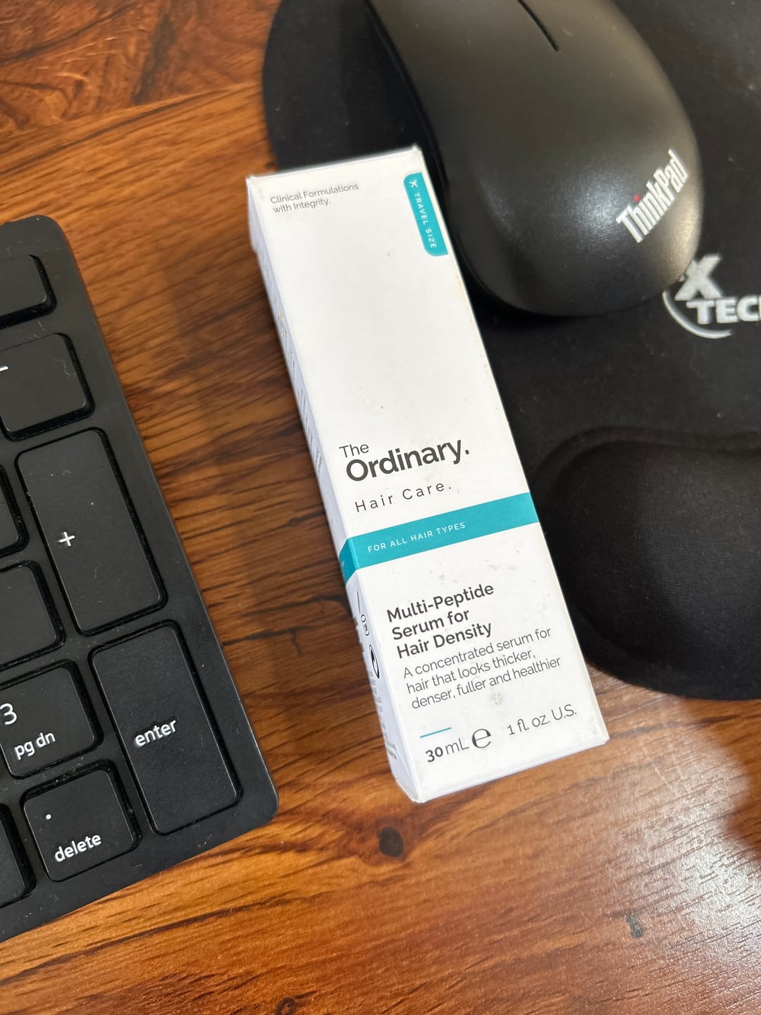 Customer photo review of Multi-Peptide Serum for Hair Density
