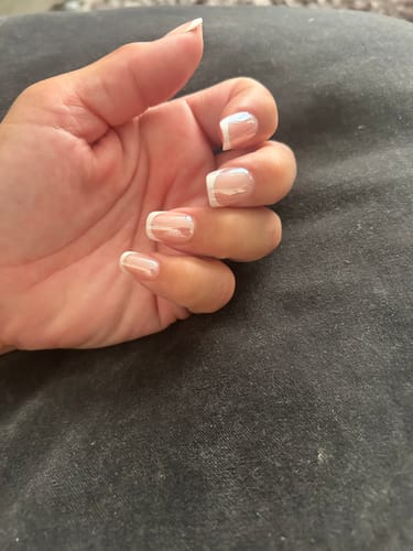 Customer photo review of French Glaze  - Press On Nails
