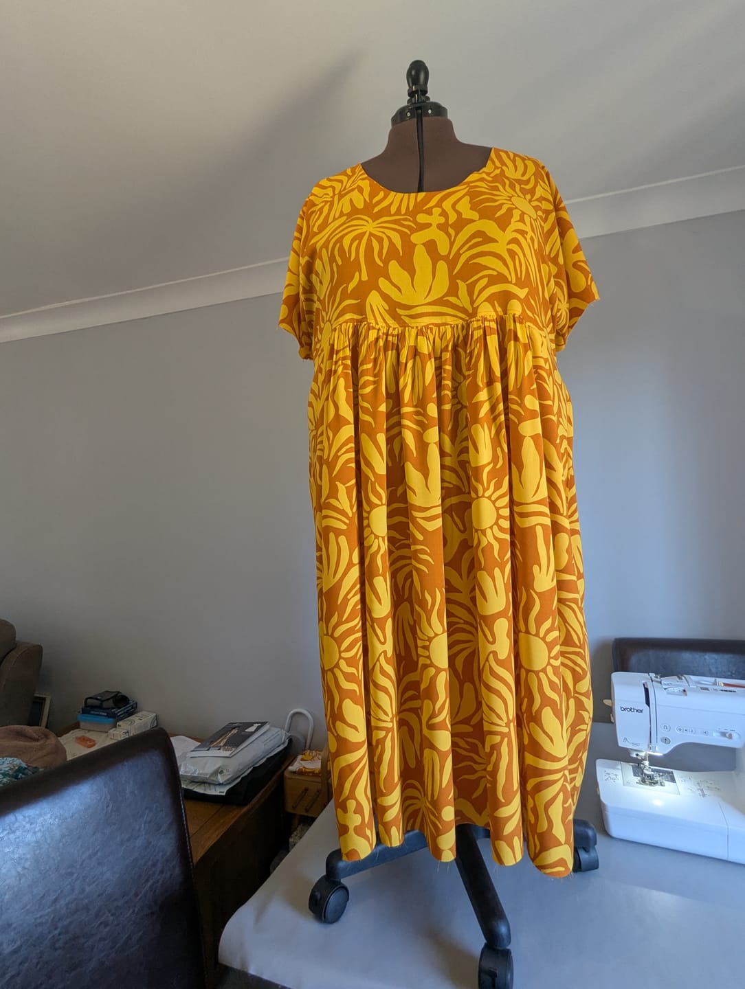 Customer photo review of Beach Bliss Viscose Poplin Fabric