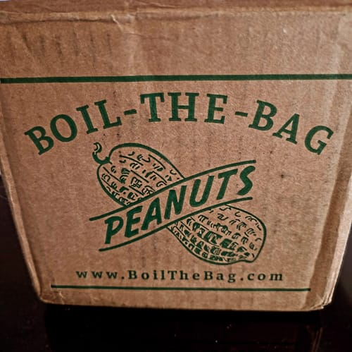 Customer photo review of Boil-The-Bag Boiled Peanuts (2 Bags)