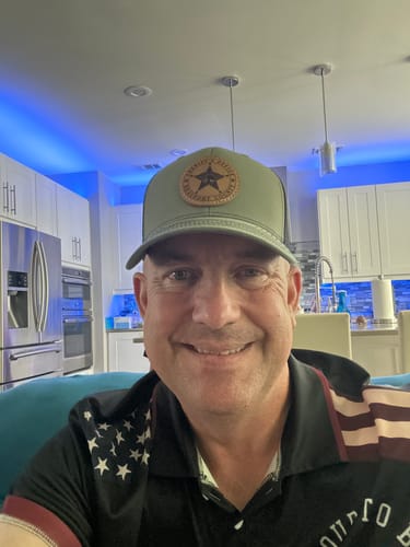 Customer photo review of Richardson 112 Custom Leather Patch Hat