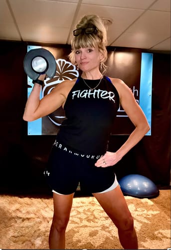 Customer photo review of Basic Fitted Rocker Tank