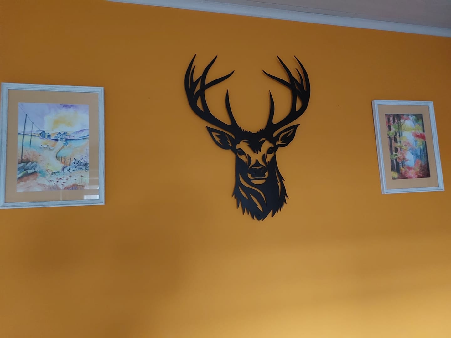 Customer photo review of Décoration Murale en Métal - Tête de cerf