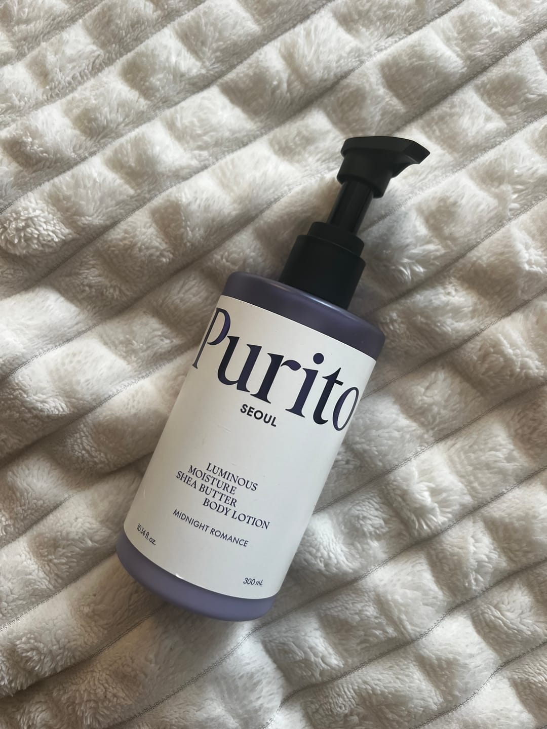 Customer photo review of Parfimēts losjons ķermenim Purito Seoul Luminous Moisture Shea Butter Body Lotion Midnight Romance