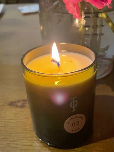 Customer photo review of Moroccan Rose Small Candle