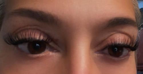 Customer photo review of Drama Core Gossamer® Lash