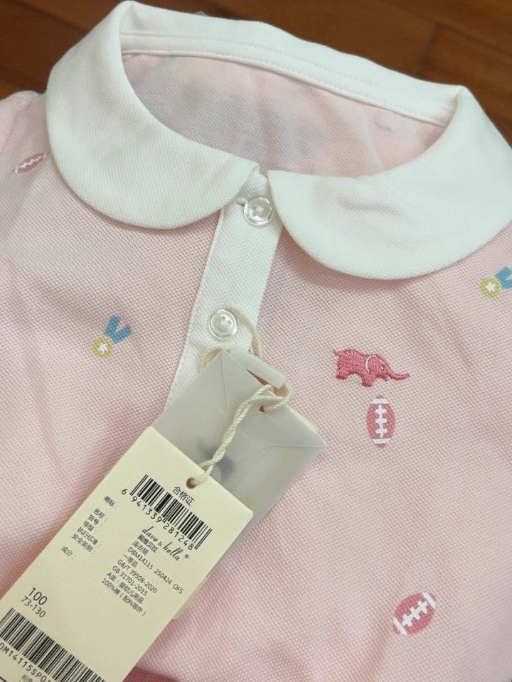 Customer photo review of Dave&Bella Girls Summer Cartoon Striped Princess Dress