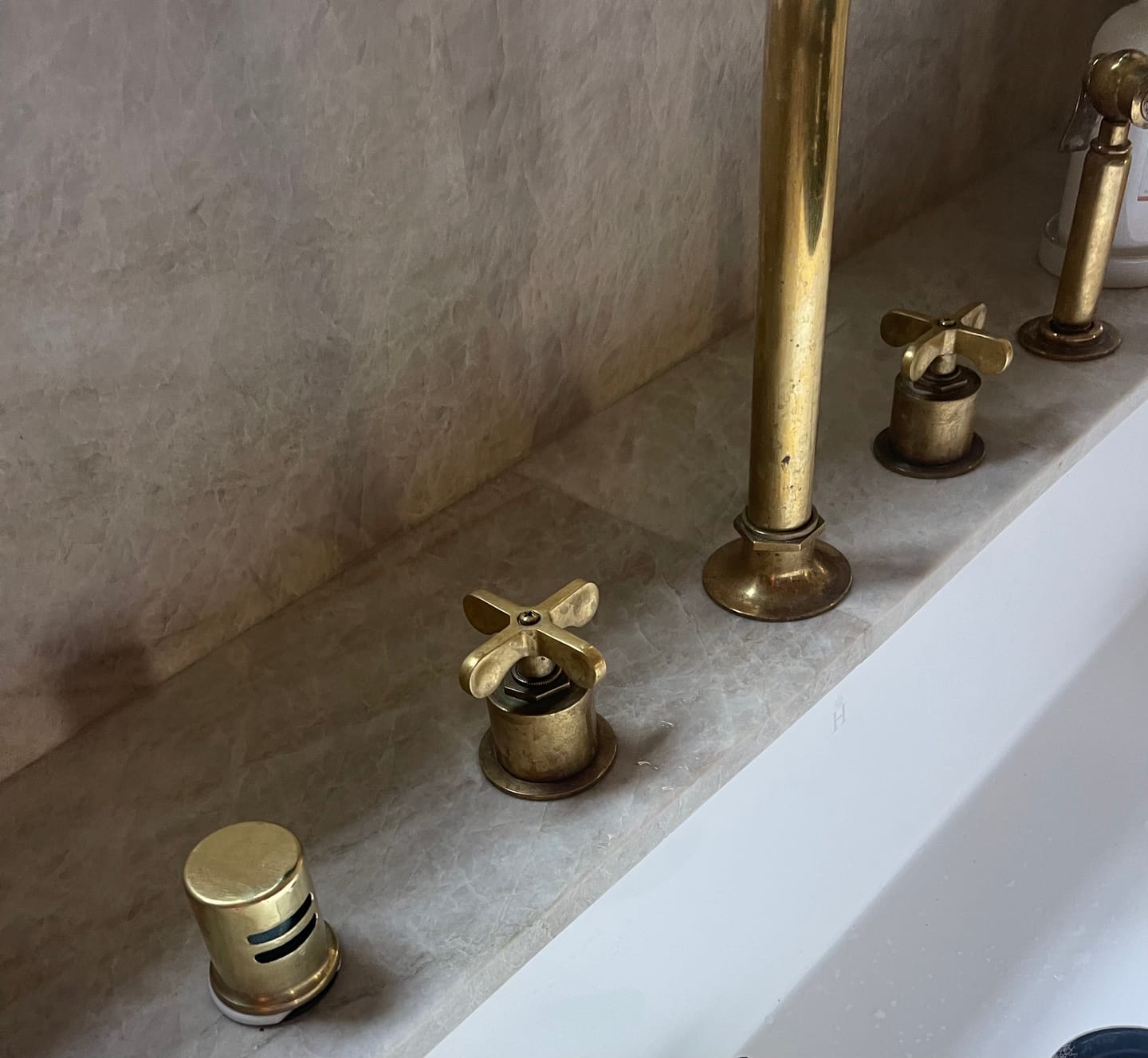 Customer photo review of Unlacquered Brass Air Gap Cover #VFK262