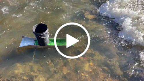 Customer video review of 8 inch Modular Gold sluice