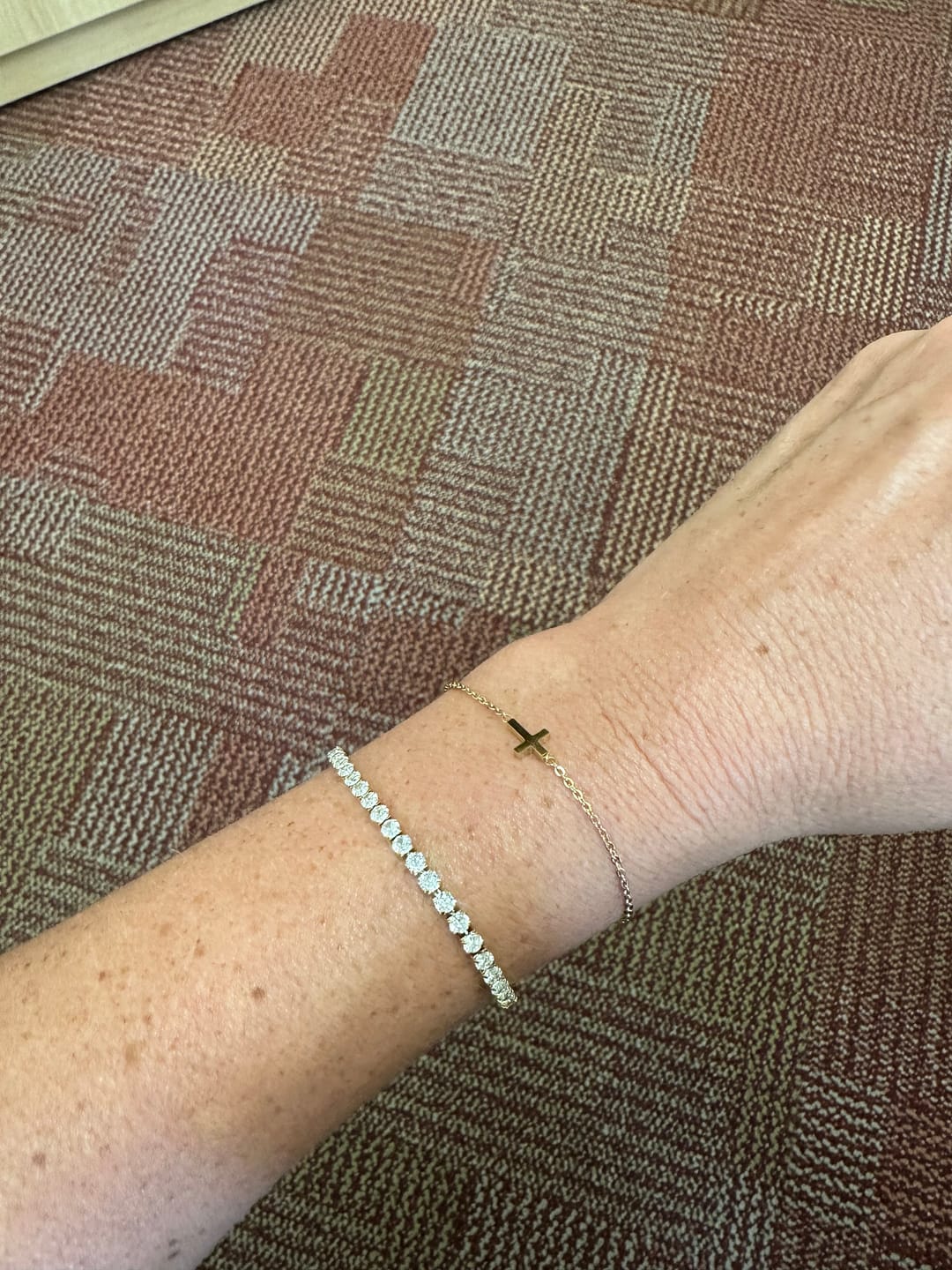 Customer photo review of Cross Bracelet
