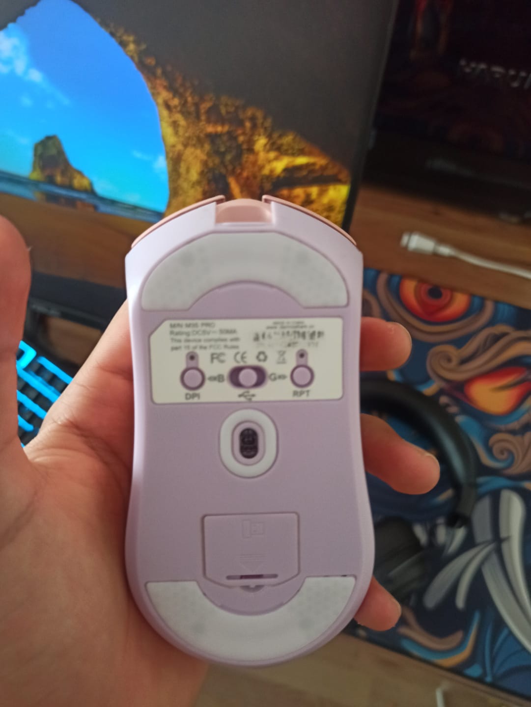 Customer photo review of Darmoshark M3S için Hoverpad V3 Mouse Skate
