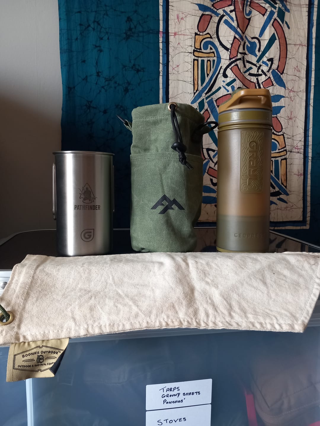 Customer photo review of Insulated Bottle Bags | For Grayl & Nested 32oz Bottles & Cups