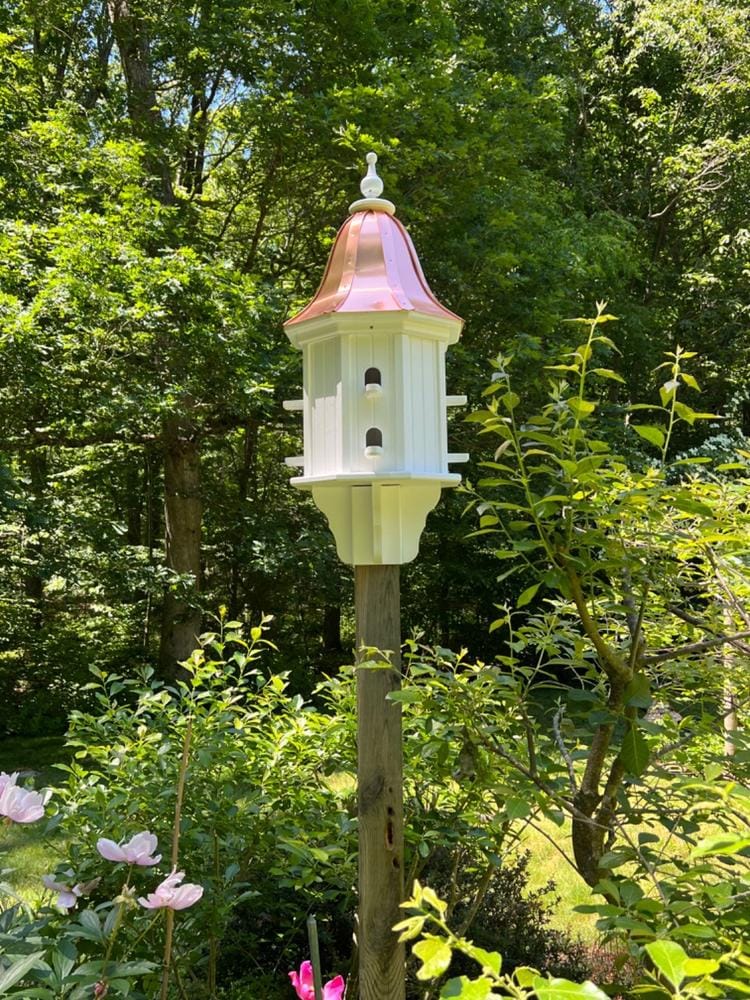 Customer photo review of Copper Roof Dovecote Birdhouse 36x14 - 8 Perches