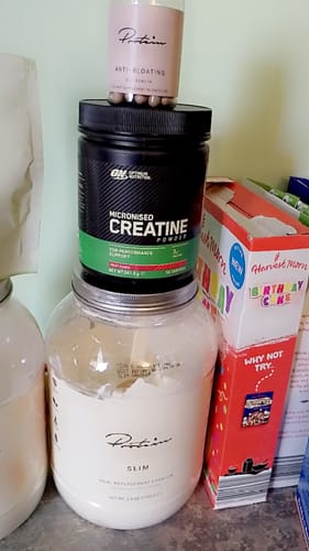 Customer photo review of Fat Burning Protein Powder – 2.2 lbs / 30 Servings