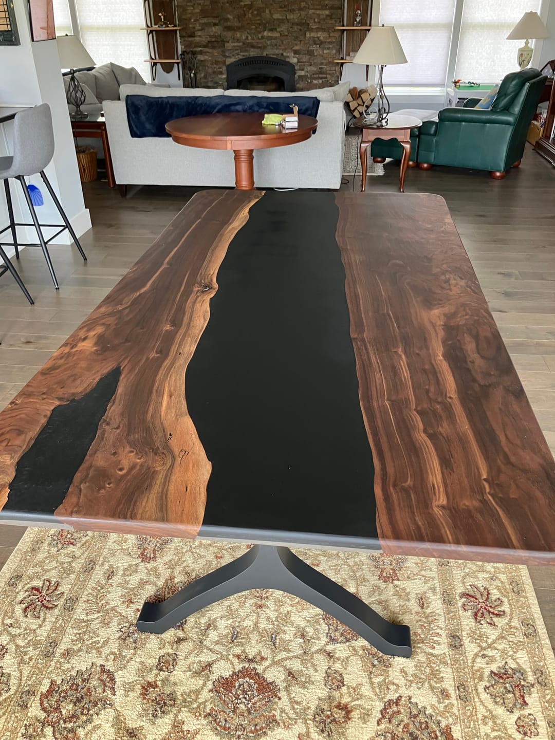 Customer photo review of Furniture Legs 401 Wishbone 28H Modern Metal Dining Table Legs