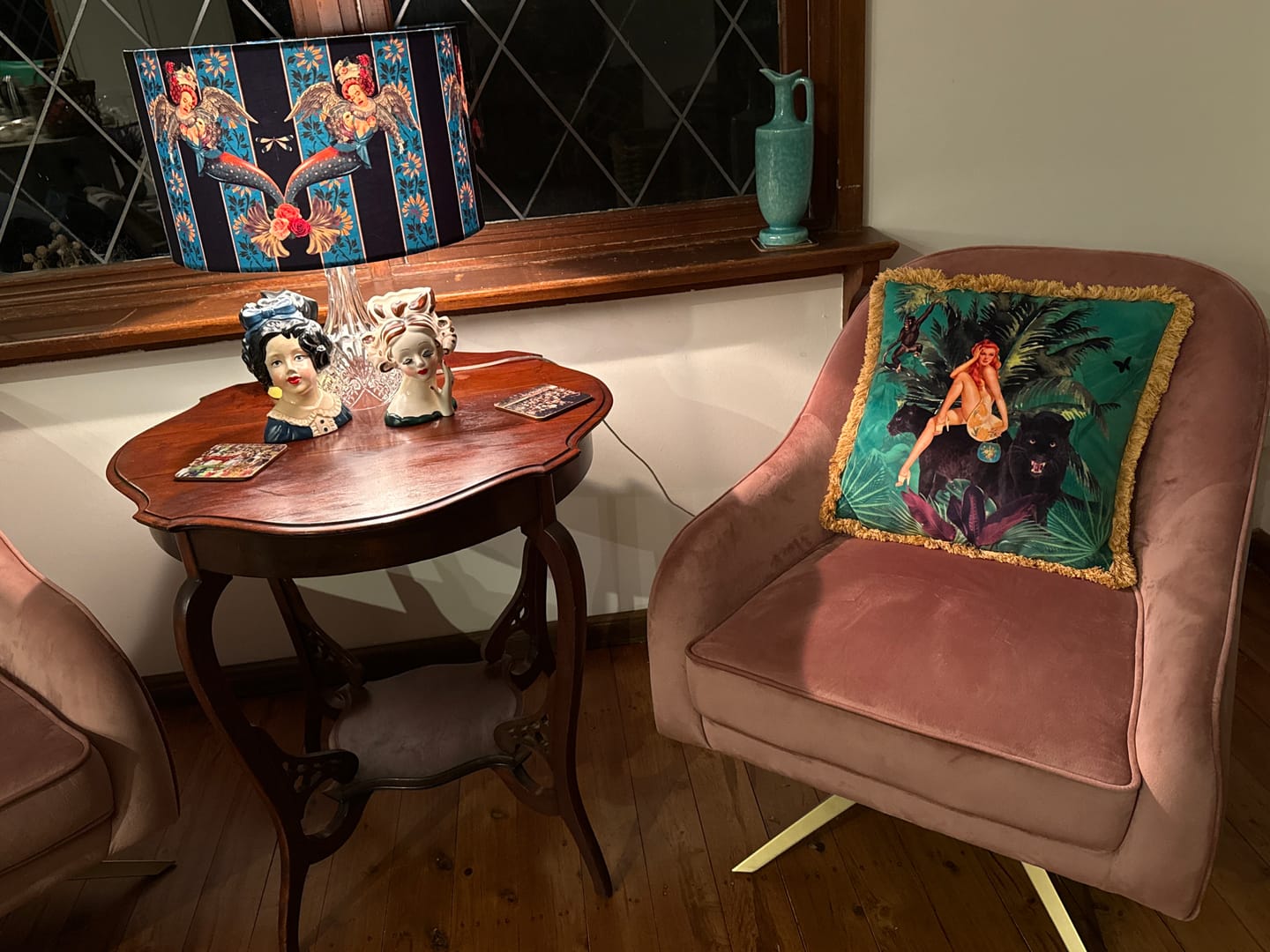 Customer photo review of Jungle Walk Cushion Green