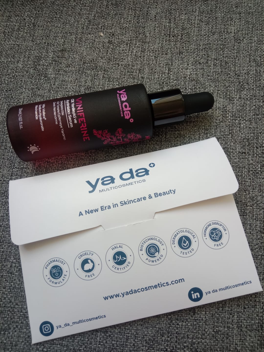 Customer photo review of Viniferine Cilt Yenileyici ve Aydınlatıcı Serum