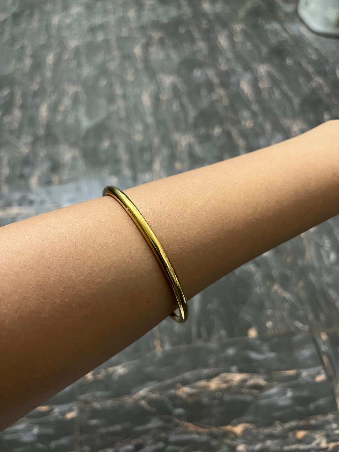Customer photo review of Stacked Zirconia Gold Ring