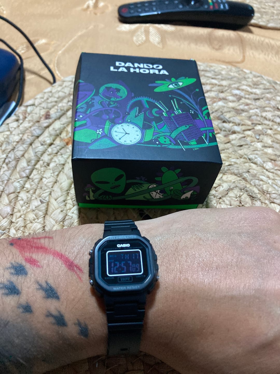 Customer photo review of Reloj Casio Vintage LA-20WH-1BDF Negro