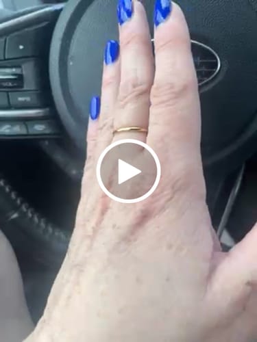 Customer video review of cuffed gift card