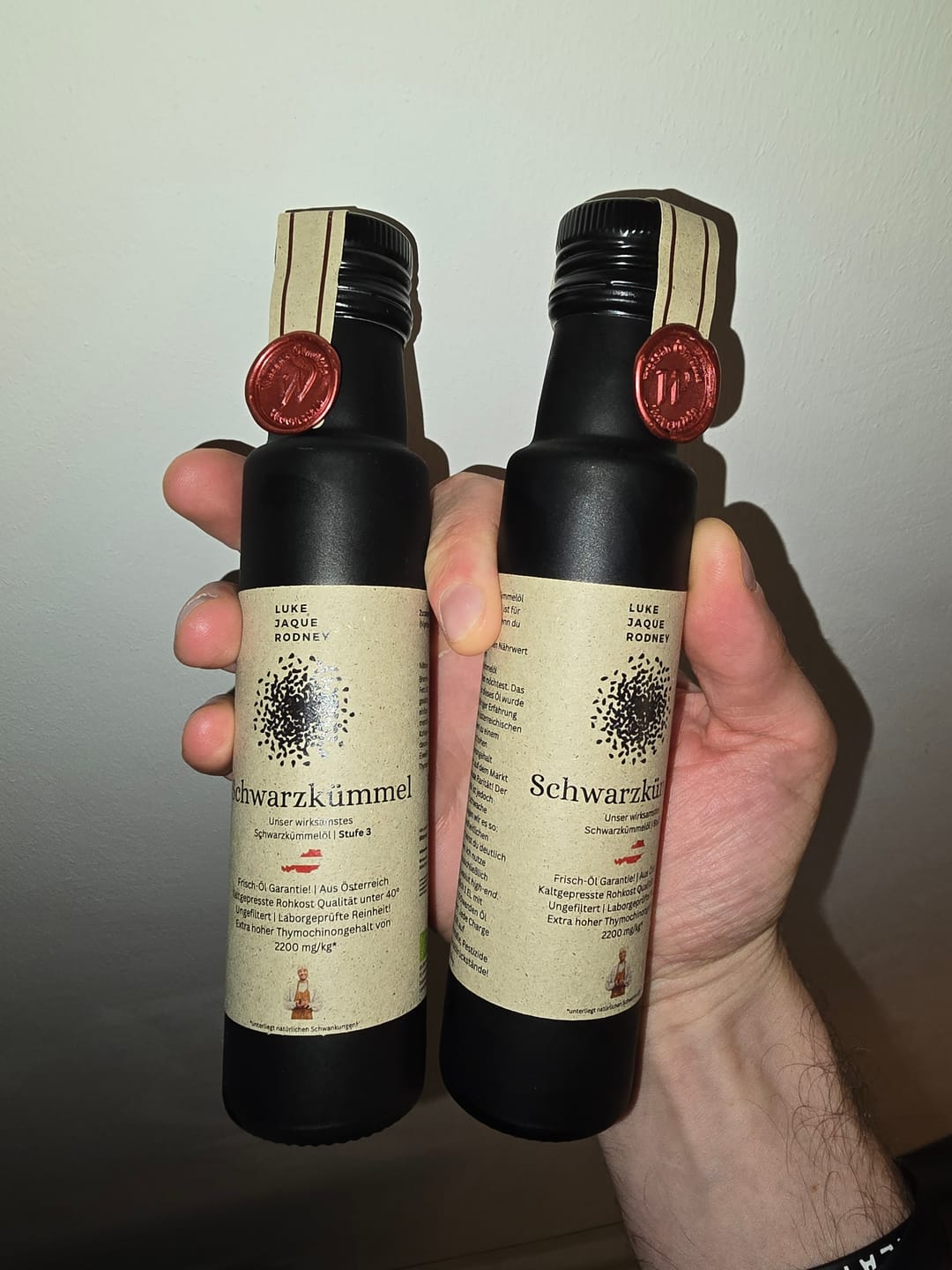 Customer photo review of Schwarzkümmelöl
