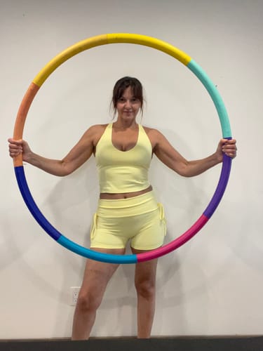 Customer photo review of The Echo Tank Top Shorts 2-Piece Set