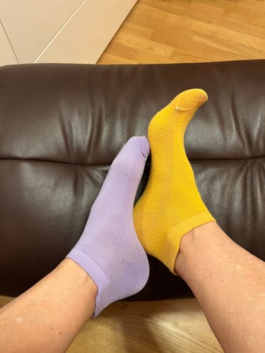 Customer photo review of Ultradünne Liner-Socken, rutschfeste No-Show-Socken