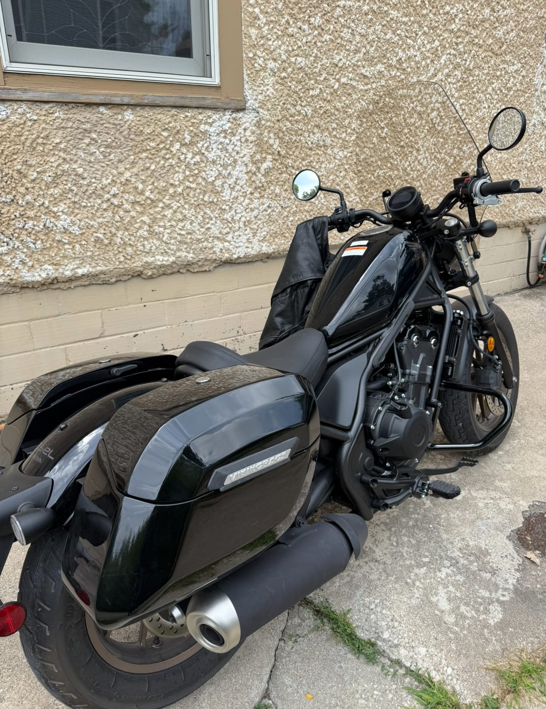 Customer photo review of Viking Saddlebags Quick Disconnect System For Honda Valkyrie