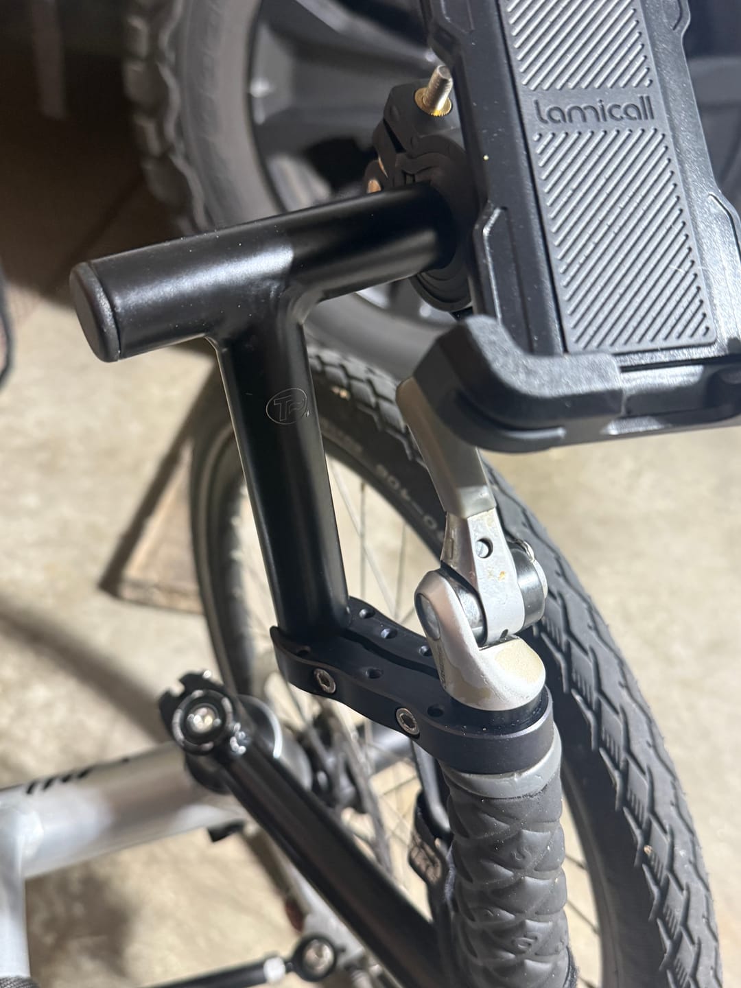 Customer photo review of Bar End Shifter Mount