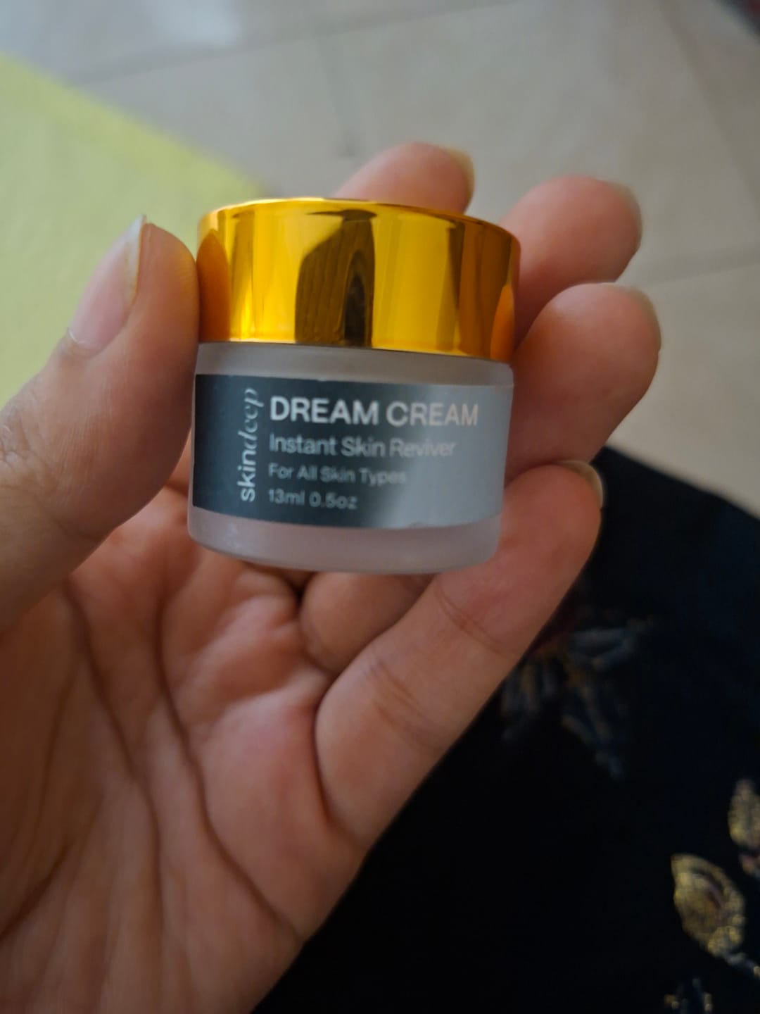 Customer photo review of DREAM CREAM - Instant Skin Reviver