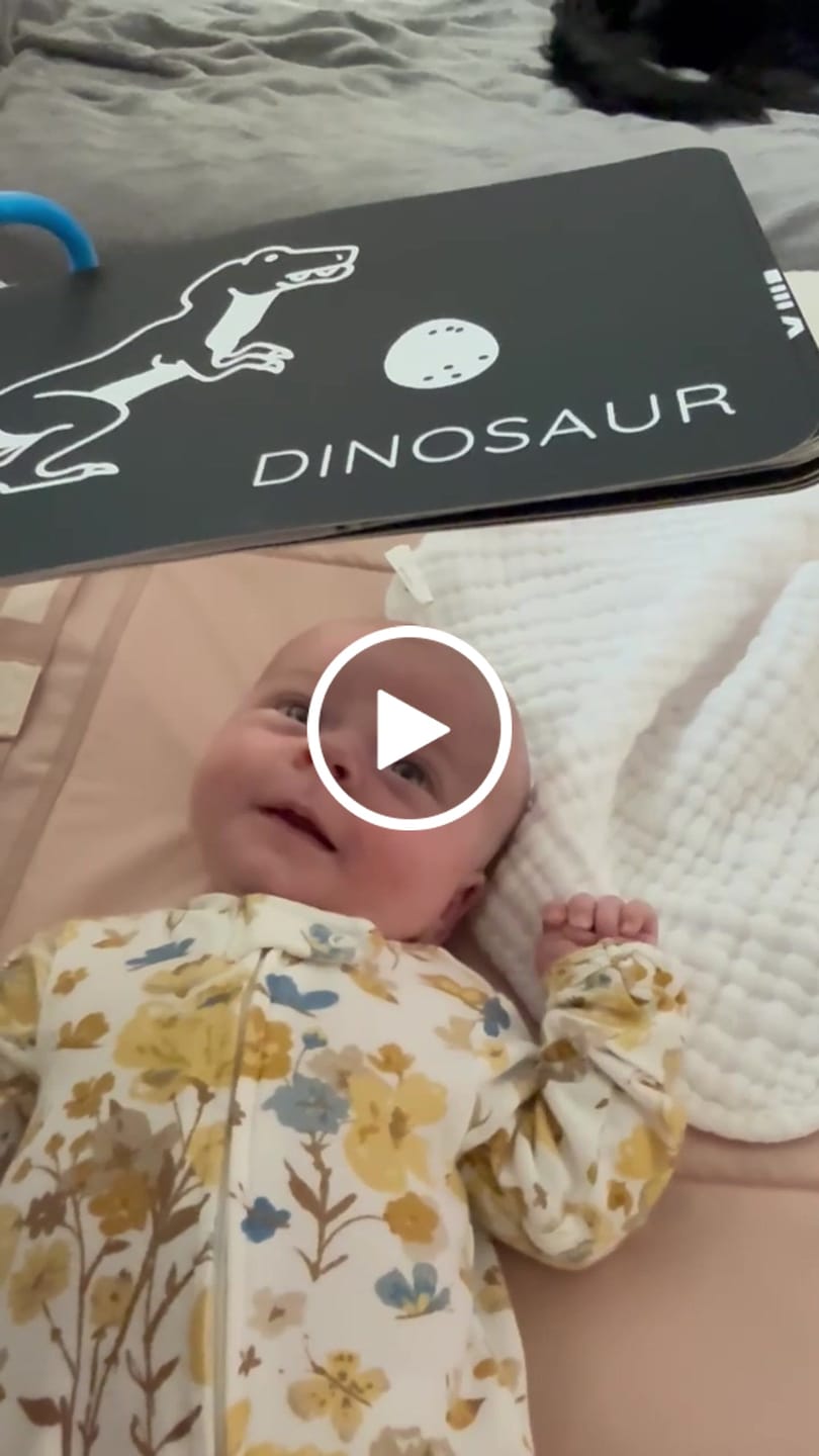 Customer video review of Curious Baby™ Activity Cards