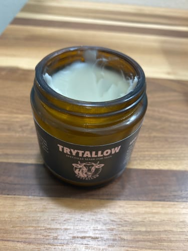 Customer photo review of TryTallow™️ Wrinkle and Acne Fighting Tallow Balm 4oz