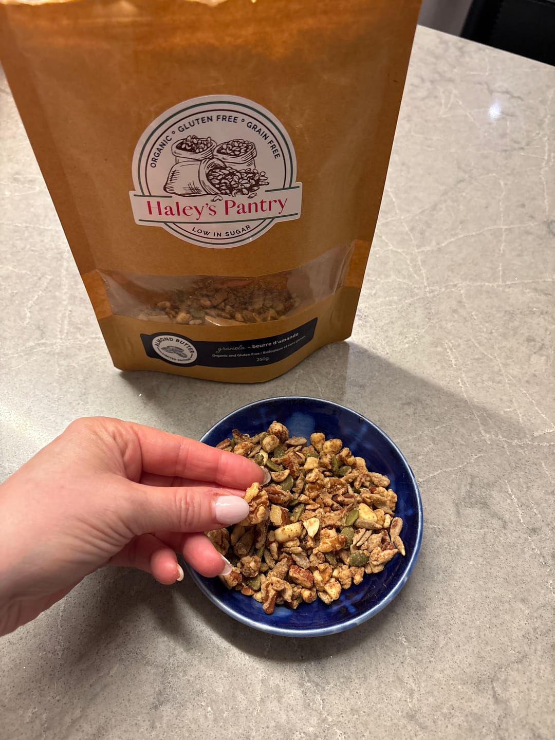Customer photo review of Dark Chocolate Sea Salt