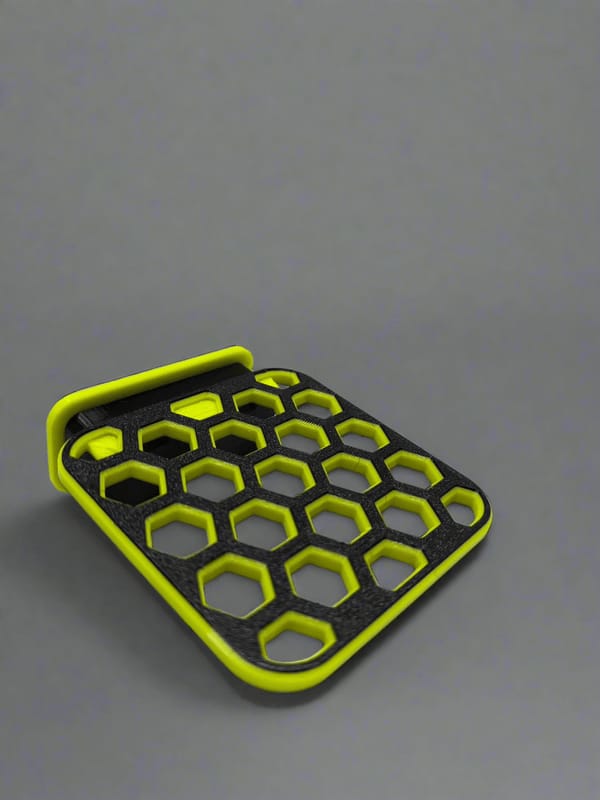 Customer photo review of Fluorescent Yellow PETG Filament 1.75mm