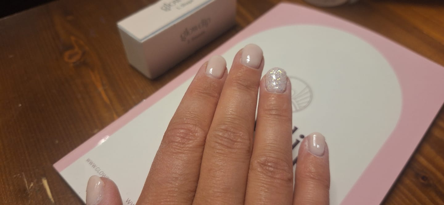 Customer photo review of Pink Lemonade Dipping Powder