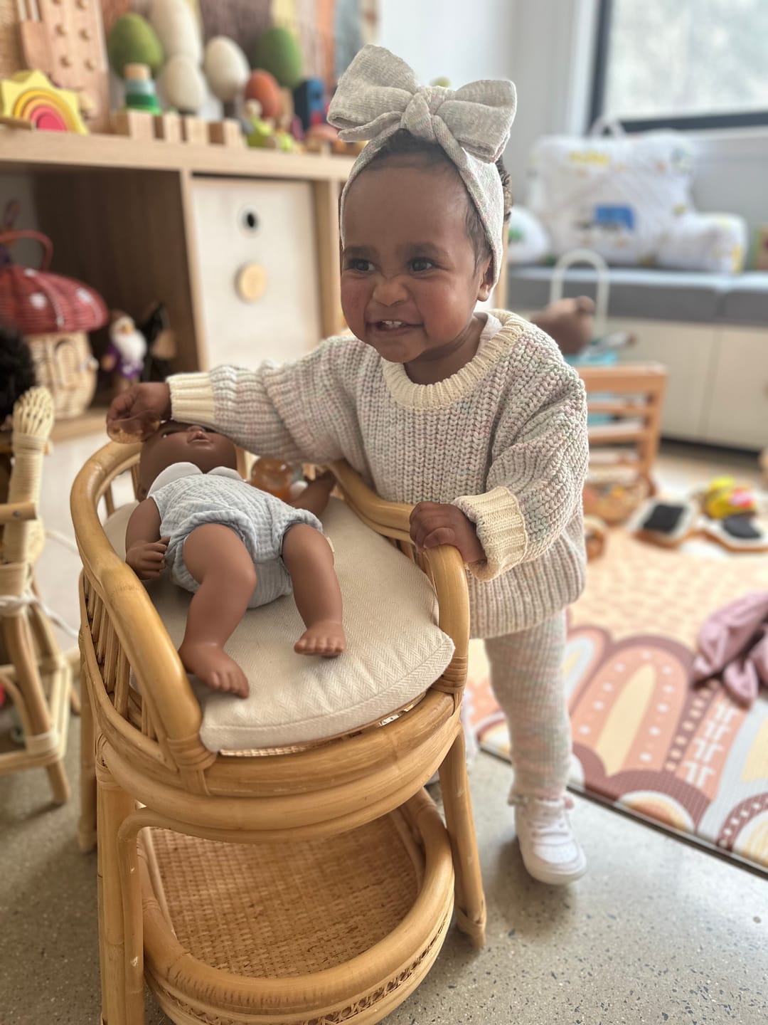 Customer photo review of SUPER CHUNKY KNIT JUMPER | SPRINKLE (KIDS)
