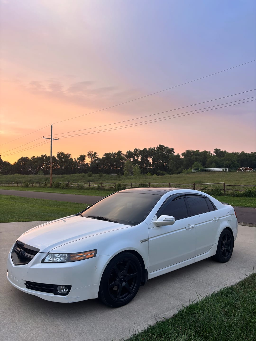 Customer photo review of 2004-08 Acura TL Window Visors Wind Deflectors Rain Guards