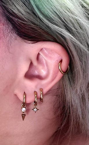 Customer photo review of Icy North Star Charm