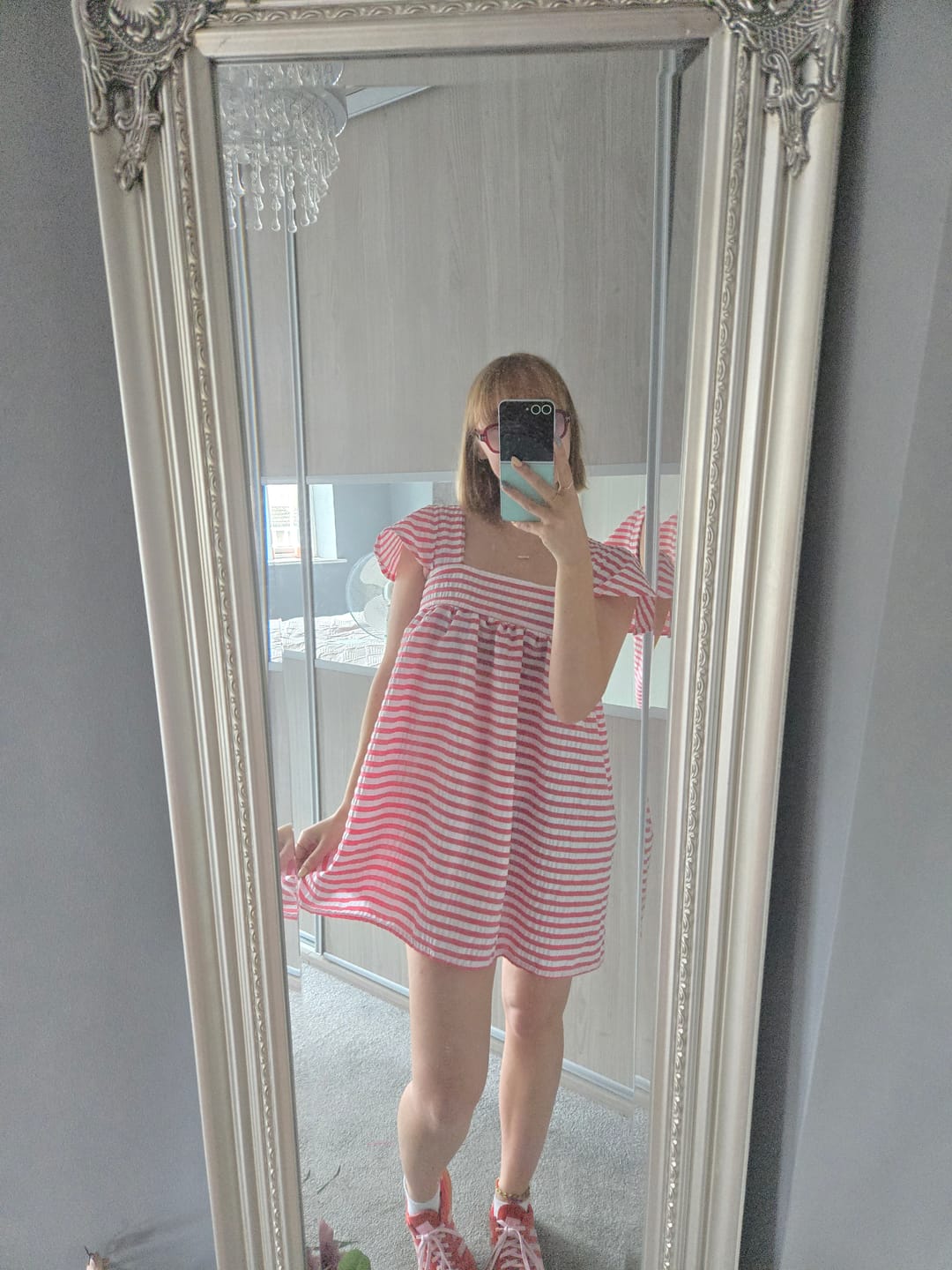Customer photo review of Wide Stripes Seersucker Fabric