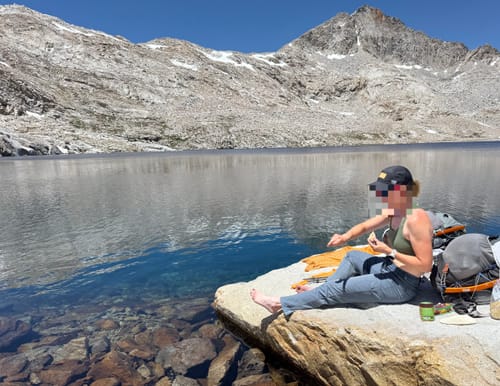 Customer photo review of Livi Bra - Green Meadow