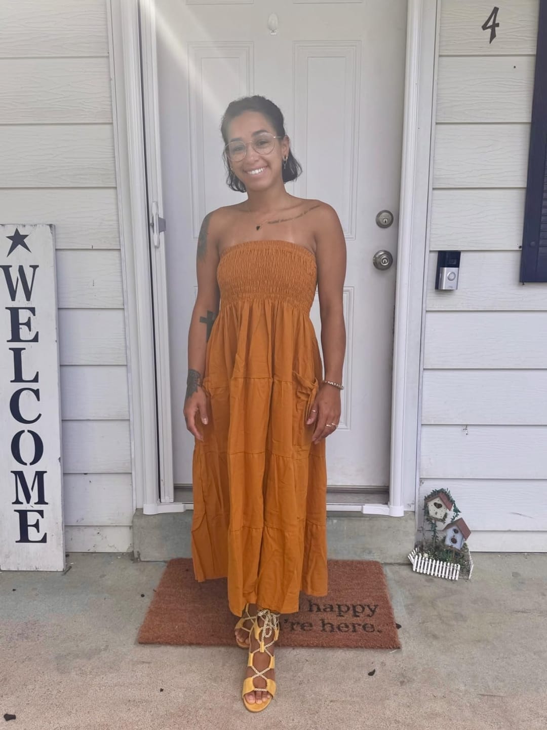 Customer photo review of Maxi Skirt Keela Copper