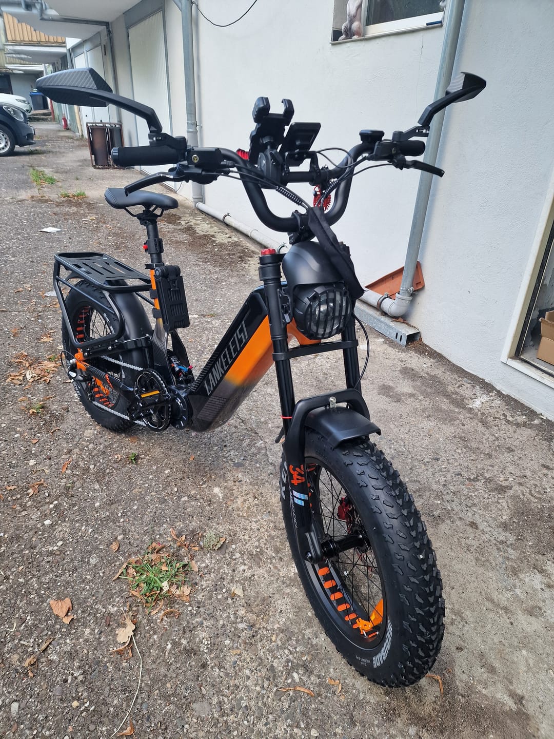 Customer photo review of Lankeleisi RX800 Plus 2025 Version 1000W 20" Fat Bike 960Wh Full Suspension Electric Bike with Torque Sensor 48V 20Ah Battery SUV E-Bike [Pre-order]