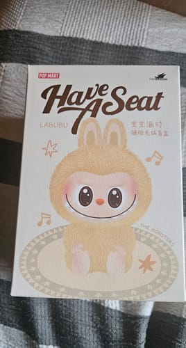 Customer photo review of Pop Mart Labubu The Monsters Have a Seat Vinyl Plush Blind Box